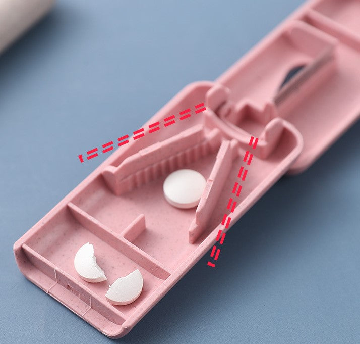 8 COMPARTMENT PILL ORGANIZER | SMALL DAILY MEDICATION HOLDER PILL CASE